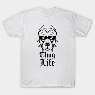 Thug Life Thug Dog T-Shirt